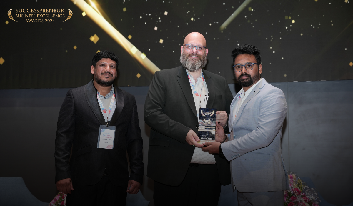 Joshua R. Dalrymple, Dean - Woxsen University, Awarded at Successpreneur Business Awards 2024